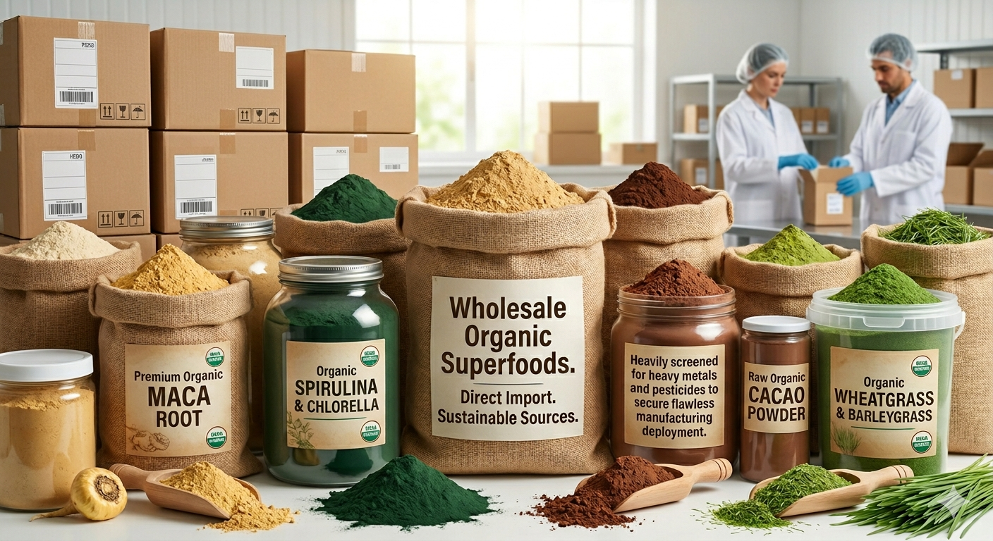 Wholesale Organic Superfood Powders Distribution