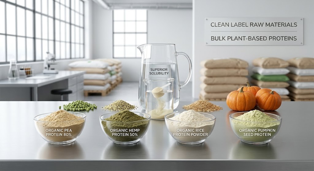 Bulk Plant-Based Protein Powders Supplier UK